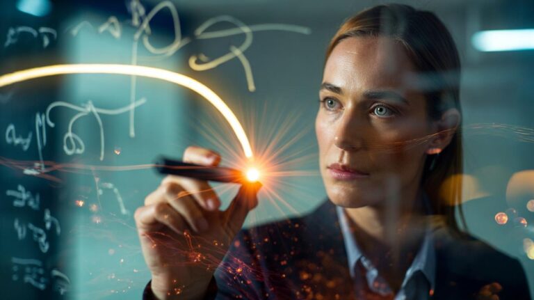 Illustration of dopamine anticipation driving quick problem solving and overcoming mental blocks