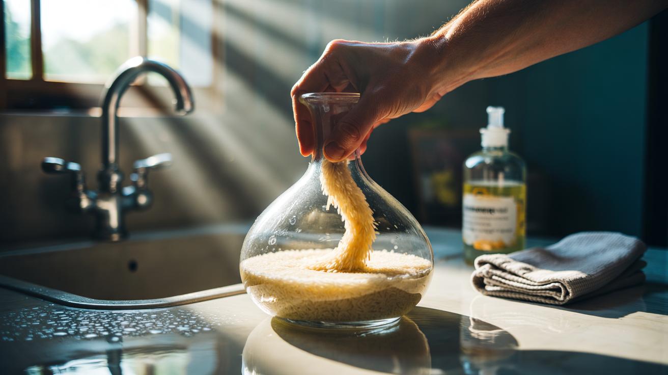 Flawless Glass with Rice: How this unheard trick polishes in 30 seconds