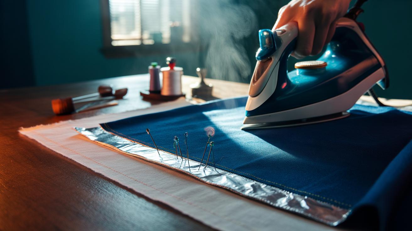 Hemming A Challenge? Use Foil: How this hack perfectly presses hems