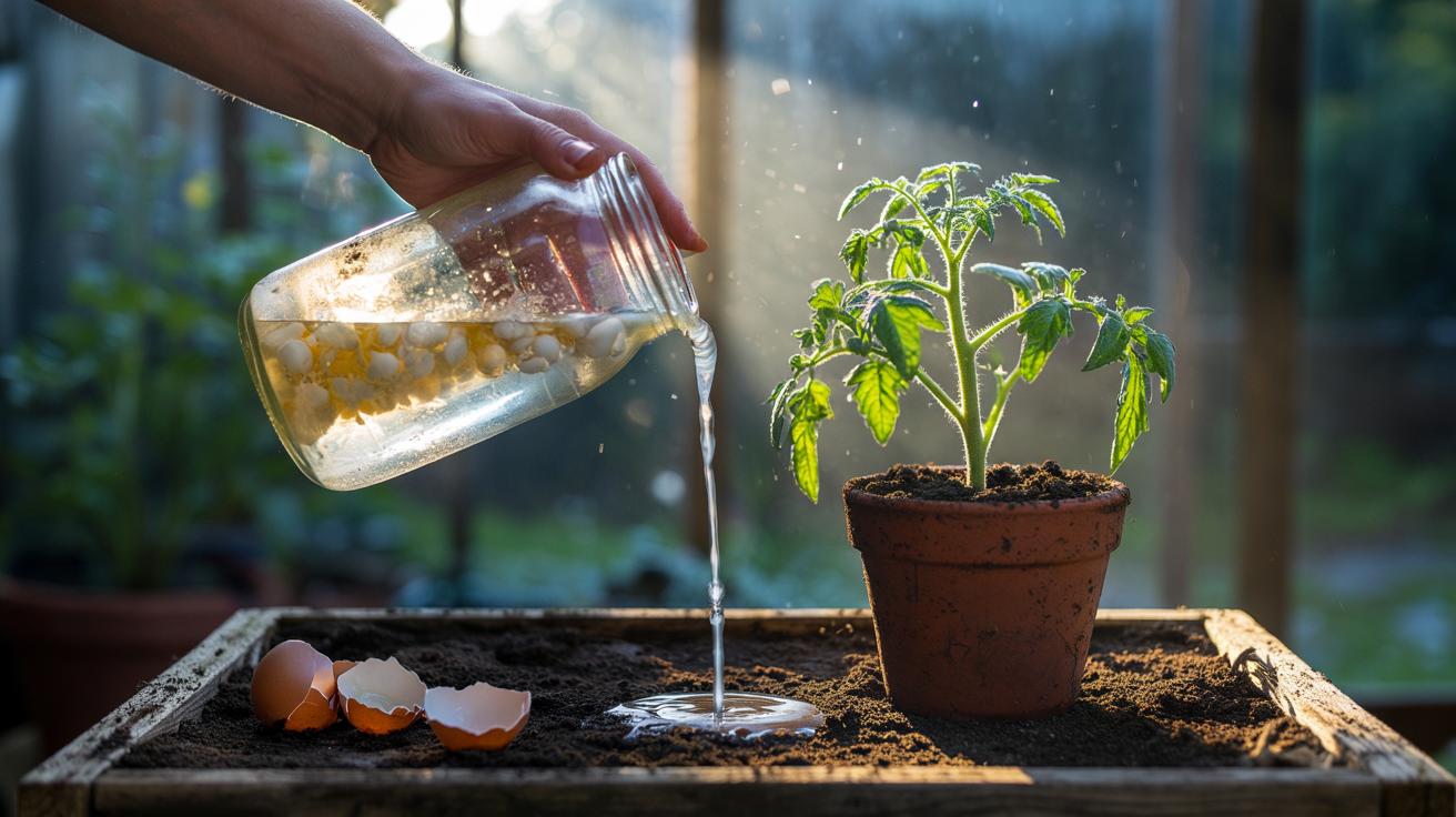 Plants Thrive on Eggs: How eggshell water offers nutrients overnight