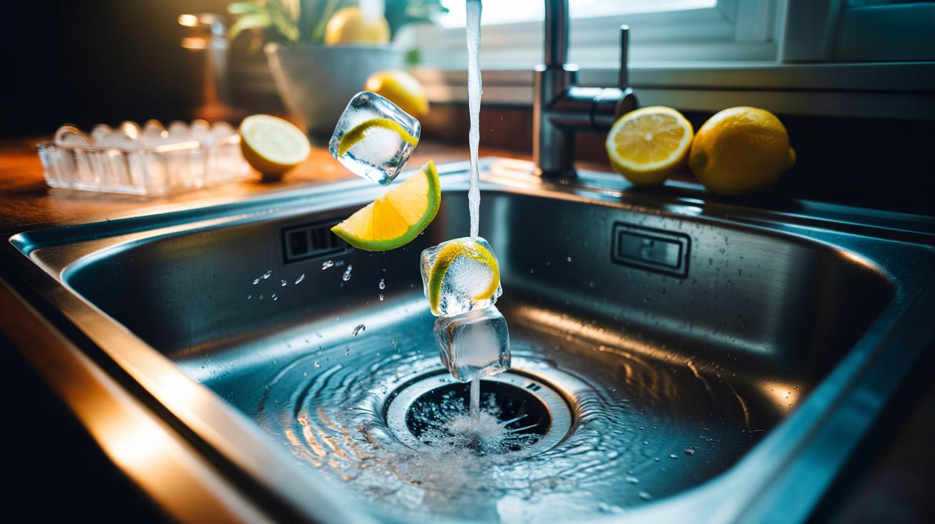 The Lemon Ice Cube Method That Cleans Garbage Disposals in 60 Seconds – No Scrubbing